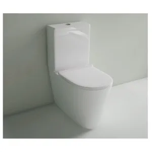 Studio Bagno Suite Bottom Inlet Manhattan - Gloss White MAN001BI by Studio Bagno, a Toilets & Bidets for sale on Style Sourcebook