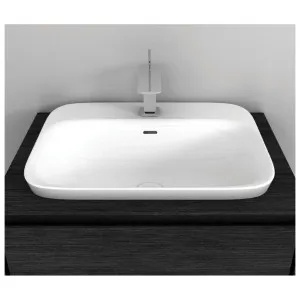 Studio Bagno Soul 4 Inset Basin with No Tap Hole - Gloss White SOL15-0 SOL150 by Studio Bagno, a Basins for sale on Style Sourcebook