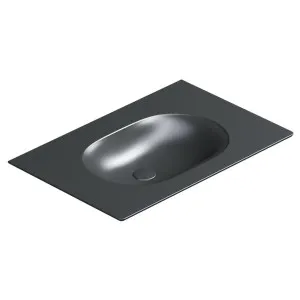 Catalano Horizon 75x50 Wall Hung Basin - Matte Black 175HZNS-Z3442 by Catalano, a Basins for sale on Style Sourcebook