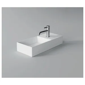 Studio Bagno Spy 55 Bench or Wall Basin with 1 Tap Hole - Gloss White SPY55-1 SPY551 by Studio Bagno, a Basins for sale on Style Sourcebook