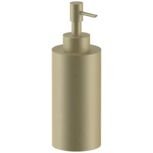 Fantini Young Wall Mounted Liquid Soap Dispenser - Matte British Gold PVD 96P67671 by Fantini, a Bathroom Accessories for sale on Style Sourcebook