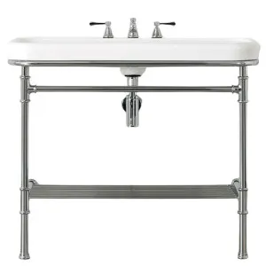 Victoria + Albert Metallo 100 Washstand with 3 Tap Holes MET1003THPC by Victoria + Albert, a Vanities for sale on Style Sourcebook