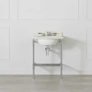 Victoria + Albert Milos 61 White Washstand 3T VA012-3-61WH by Victoria + Albert, a Vanities for sale on Style Sourcebook