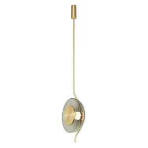 CTO Lighting Pendulum Pendant Light - Satin Brass PENPENOSB by CTO Lighting, a Lighting for sale on Style Sourcebook