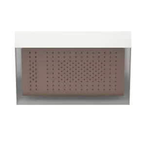 Fantini Acquafit Multi-Function Ceiling Shower with Frame & Dream Light - Matte British - Gold PVD 79P6K021 by Fantini, a Showers for sale on Style Sourcebook