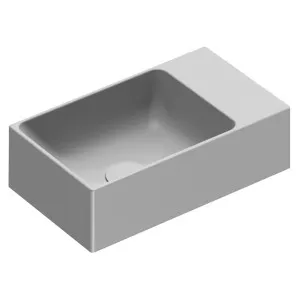 Catalano Verso 40x23 Wall Hung Basin 1 Tap Hole - Satin Cement 14023VEFCCS-Z3443 by Catalano, a Basins for sale on Style Sourcebook