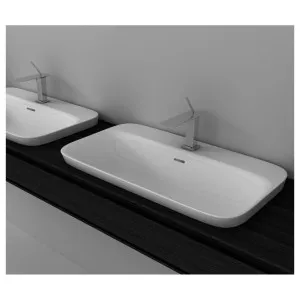 Studio Bagno Soul 5 Inset Basin with 1 Tap Hole - Gloss White SOL18-1 SOL18/1 by Studio Bagno, a Basins for sale on Style Sourcebook