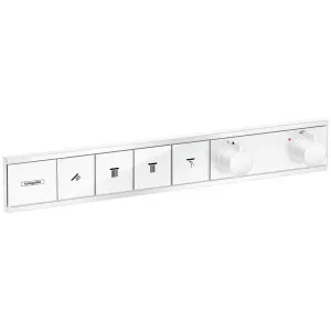 Hansgrohe RainSelect Thermostat for 4 Functions - Matte White 15382700 by Hansgrohe, a Showers for sale on Style Sourcebook