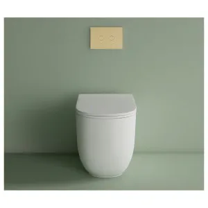 Studio Bagno Milady Wall Faced Package with OLI 74 Pneumatic Cistern - Gloss White MIL002001PN by Studio Bagno, a Toilets & Bidets for sale on Style Sourcebook