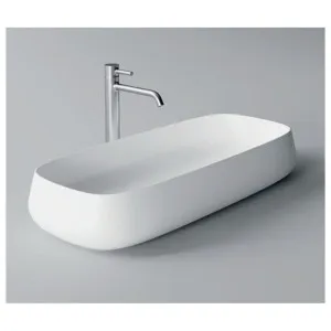 Studio Bagno Nur 80 Bench Basin - Gloss White NUR80 by Studio Bagno, a Basins for sale on Style Sourcebook