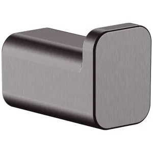 Hansgrohe Addstoris Single Hook Brushed Black Chrome 41742340 by Hansgrohe, a Bathroom Accessories for sale on Style Sourcebook