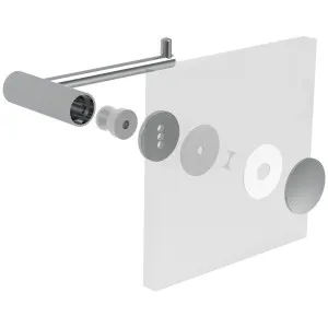 Rogerseller Tonic Accessory Through Glass Fixing - Chrome 343501TG01 by Rogerseller, a Bathroom Accessories for sale on Style Sourcebook