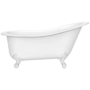 Victoria + Albert Shropshire Clawfoot Freestanding Bath - Gloss White with White Feet SHRNSWNOFTSHRWH by Victoria + Albert, a Bathtubs for sale on Style Sourcebook