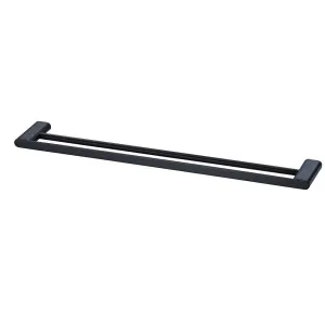 Oliveri Madrid Double Towel Rail 650mm - Matte Black MA824EC3MB by Oliveri, a Bathroom Accessories for sale on Style Sourcebook