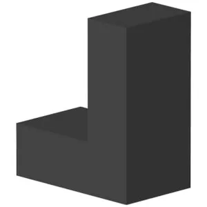 Fantini Linea Robe Hook - Matte Black 92137744 by Fantini, a Bathroom Accessories for sale on Style Sourcebook