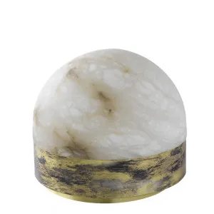 CTO Lighting Lucid 300 Table - Alabaster and Silver LUCTA3HAOS by CTO Lighting, a Lighting for sale on Style Sourcebook