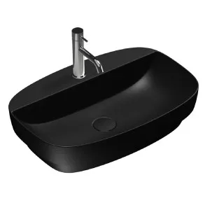 Catalano Green Lux 60x40 Semi Inset Basin - Matte Black 160GRLXNNS by Catalano, a Basins for sale on Style Sourcebook