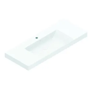 Catalano Zero 125 Wall Hung Basin with Side Shelves No Taphole - Gloss White 0121260001-905610X2 by Catalano, a Basins for sale on Style Sourcebook