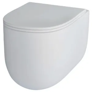 Studio Bagno Milady Wall Hung Toilet Pan - Matte White MIL003-MW by Studio Bagno, a Toilets & Bidets for sale on Style Sourcebook