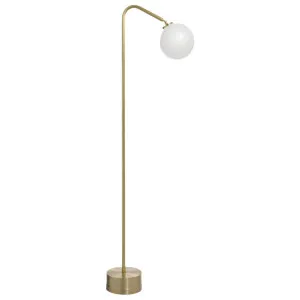 CTO Lighting Oscar Floor Light - Satin Brass OSCFLOSBSBSO by CTO Lighting, a Lighting for sale on Style Sourcebook