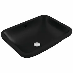 Turner Hastings Fino 55 x 41cm Under Counter Basin Matte Black FI5503UCB-MB by Turner Hastings, a Basins for sale on Style Sourcebook