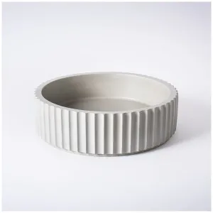Meek Doric Round Countertop Basin - Mid Grey DORBAS-ROU-G by Meek, a Basins for sale on Style Sourcebook