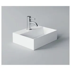 Studio Bagno Spy 40 Bench or Wall Basin with 1 Tap Hole - Gloss White SPY40-1 SPY401 by Studio Bagno, a Basins for sale on Style Sourcebook