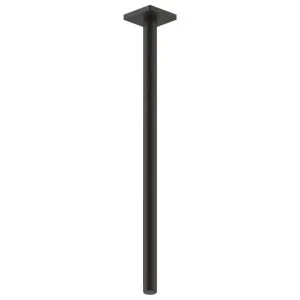 Fantini Soho 495 Ceiling Shower Arm with Square Backplate - Deep Black PVD 86S18041F by Fantini, a Showers for sale on Style Sourcebook