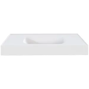 Omvivo Mia 900 Wall Hung or Countertop Basin 3TH Matte White MIAVSS900-3TH by Omvivo, a Basins for sale on Style Sourcebook