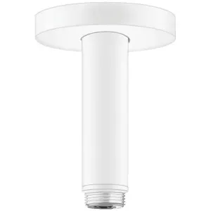 Hansgrohe 10cm Ceiling Connector S - Matte White 27393700 by Hansgrohe, a Showers for sale on Style Sourcebook