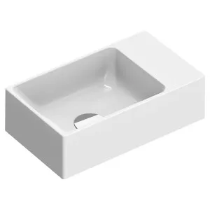 Catalano Verso 40x23 Wall Hung Basin 1 Tap Hole - Gloss White 14023VEFC00-Z3443 by Catalano, a Basins for sale on Style Sourcebook