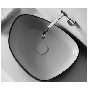 Studio Bagno Metamorfosi 3 Bench Basin - Black and White MET42550BN by Studio Bagno, a Basins for sale on Style Sourcebook