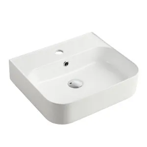 Oliveri Dublin Countertop Basin with 1 Tap Hole - White DU7130C by Oliveri, a Basins for sale on Style Sourcebook