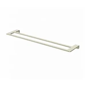 Studio Bagno Pop Double Towel Rail - Brushed Nickel P1005/BN by Studio Bagno, a Bathroom Accessories for sale on Style Sourcebook