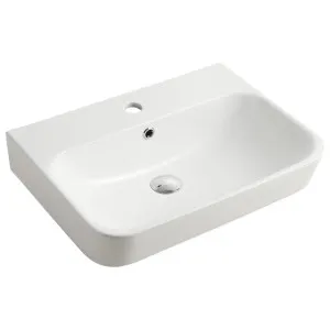 Oliveri Vienna Wall Hung Basin - 1 Tap Hole VI7131B by Oliveri, a Basins for sale on Style Sourcebook