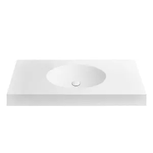 Claybrook Luna 800 Vanity Centre Basin - Dover White H47221A-DW-01-HH by Claybrook, a Vanities for sale on Style Sourcebook