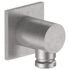 Fantini Soho Wall Elbow with Square Backplate - Raw Metal PVD 91Q89417F by Fantini, a Showers for sale on Style Sourcebook