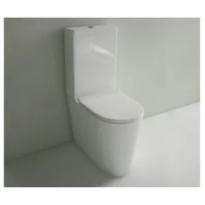 Studio Bagno Manhattan Hi Line Bottom Inlet Suite Complete - Gloss White MHL001BI by Studio Bagno, a Toilets & Bidets for sale on Style Sourcebook