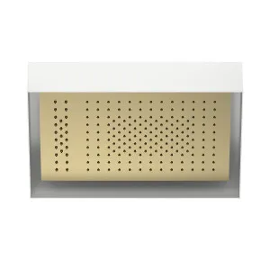 Fantini Acquafit Multi-Function Ceiling Shower with Frame & Dream Light - Gold Plus 7901K021 by Fantini, a Showers for sale on Style Sourcebook