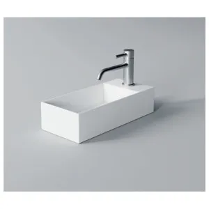 Studio Bagno Spy 45 Bench or Wall Basin with 1 Tap Hole - Gloss White SPY45-1 SPY451 by Studio Bagno, a Basins for sale on Style Sourcebook