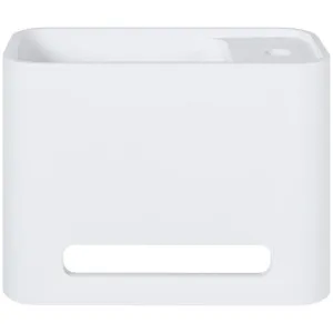 Omvivo MOD Micro 420 Wall Hung Basin 1TH Matte White MOVSS420LHB-1TH by Omvivo, a Basins for sale on Style Sourcebook