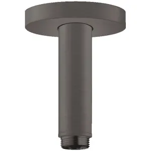 Hansgrohe 10cm Ceiling Connector S - Brushed Black Chrome 27393340 by Hansgrohe, a Showers for sale on Style Sourcebook