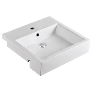 Oliveri Munich Semi Recessed Basin - 1 Tap Hole MU8050H by Oliveri, a Basins for sale on Style Sourcebook