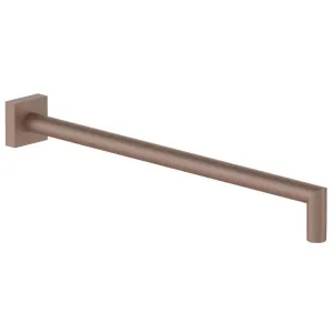 Fantini Soho 495 Wall Shower Arm with Square Backplate - Matte Copper PVD 86P98039F by Fantini, a Showers for sale on Style Sourcebook