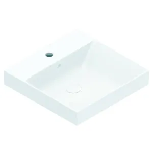 Catalano Zero 50 Wall Hung Basin with 1 Taphole - Gloss White 0120501001-905609 by Catalano, a Basins for sale on Style Sourcebook