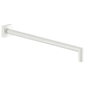 Fantini Soho 345 Wall Shower Arm with Square Backplate - Matte White 86298038F by Fantini, a Showers for sale on Style Sourcebook