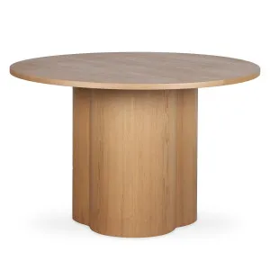 Cece 120cm Round Dining Table in Oak by Luxo Furniture, a Dining Tables for sale on Style Sourcebook