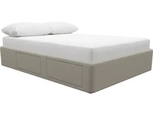 Zenith Storage Drawer Bed Base View Cream  by James Lane, a Beds & Bed Frames for sale on Style Sourcebook
