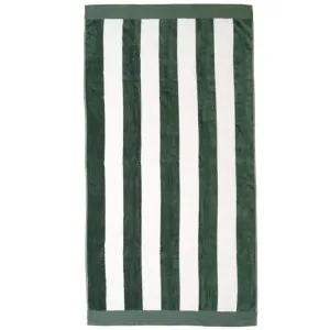 Bambury Classic Stripe Moss Beach Towel by null, a Outdoor Accessories for sale on Style Sourcebook