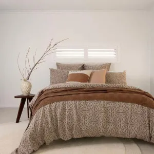 Bambury Huxley Brown Quilt Cover Set by null, a Quilt Covers for sale on Style Sourcebook